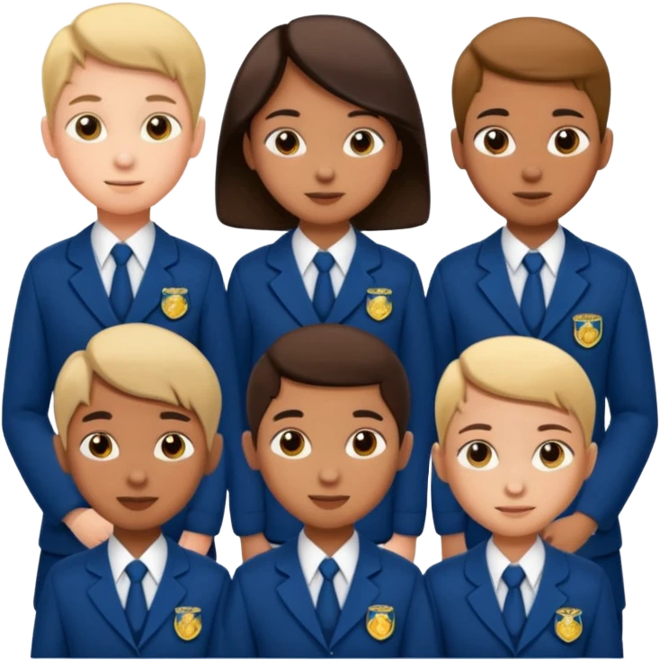 kid students School uniform emoji