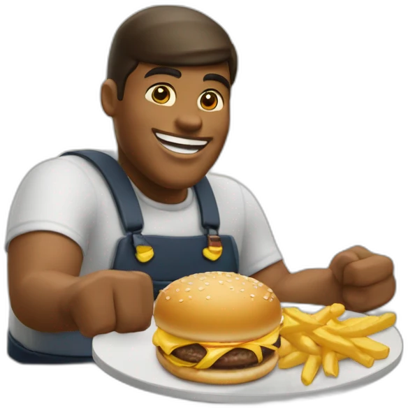 Beau serveur McDonald’s emoji