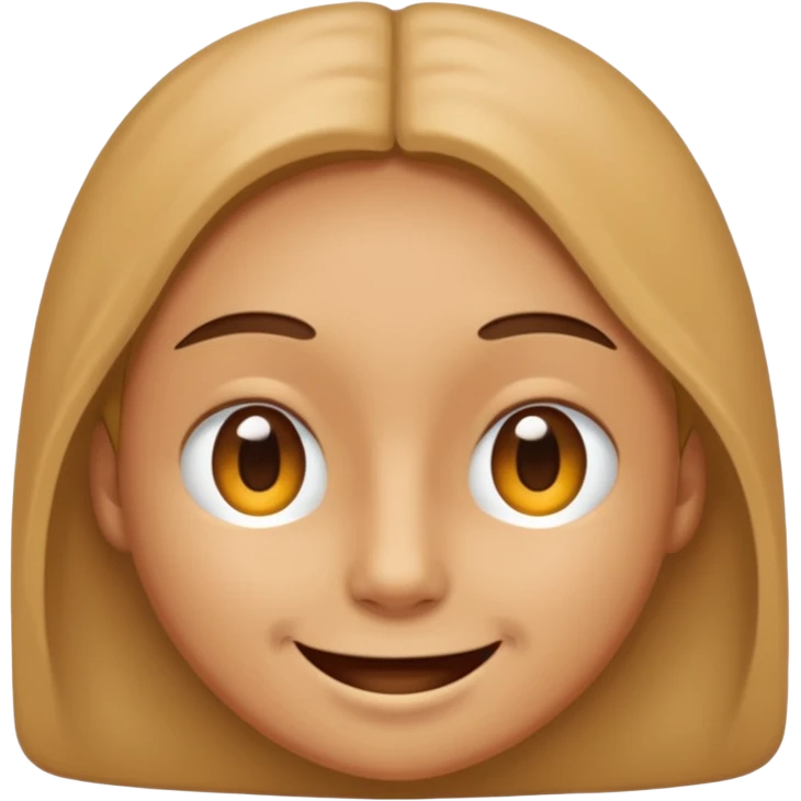 A smiling face with barely open eyes. emoji