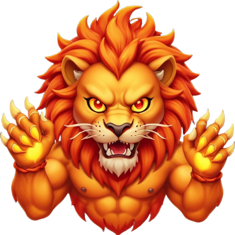 demon lion emoji