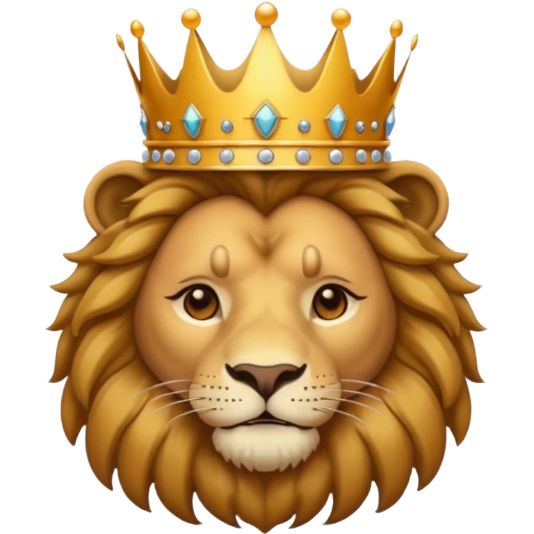 Lion weating emoji