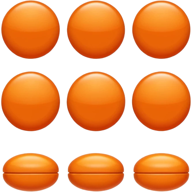 orange pill emoji
