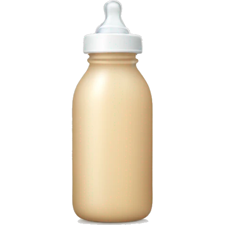 beige baby bottle emoji