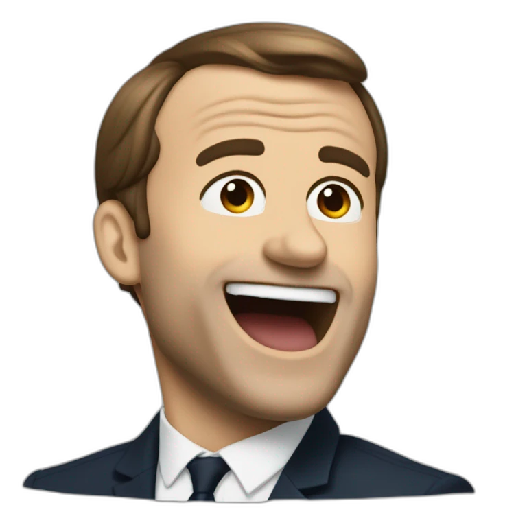Macron qui danse la maquarena emoji