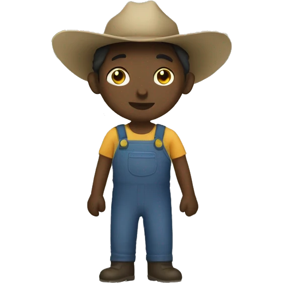 Darker person farming emoji
