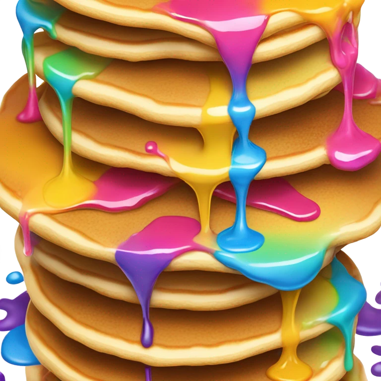 rainbow pancakes emoji
