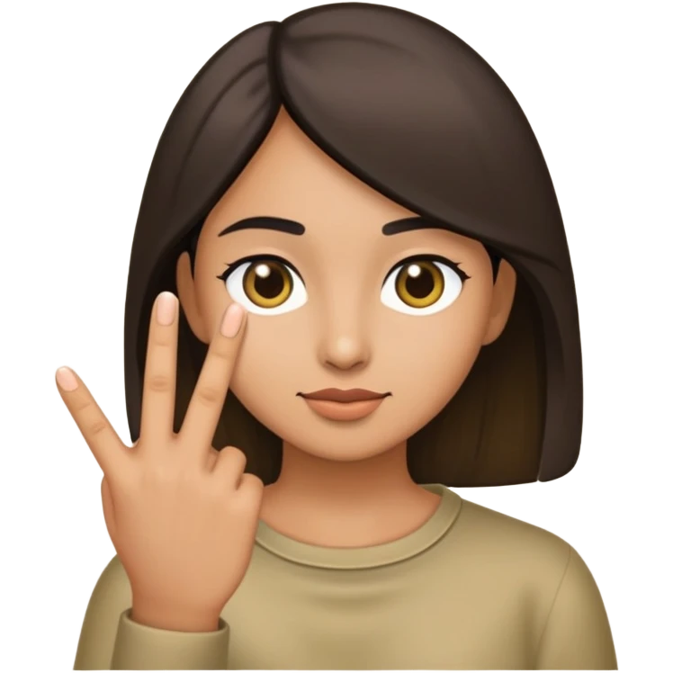 Finger in coochie  emoji