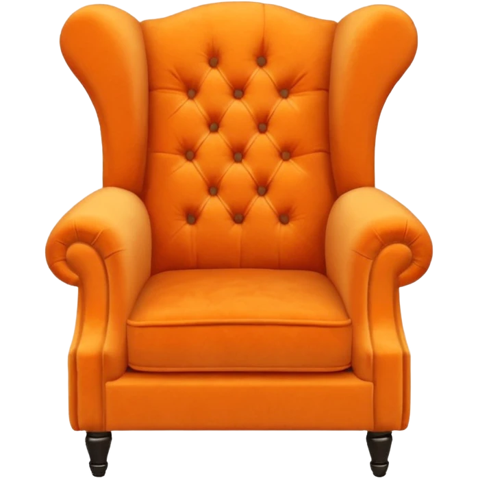 orange armchair emoji