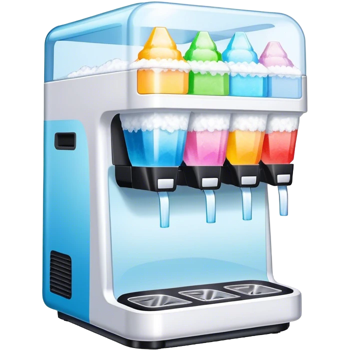Shaved ice machine emoji