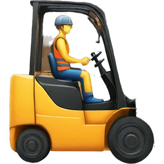 forklift usage emoji