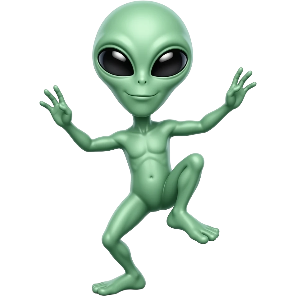alien dancing emoji