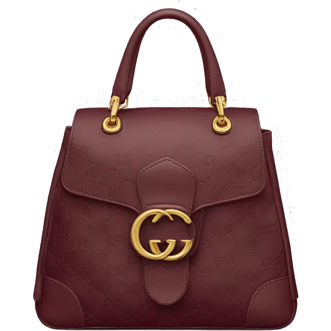 Gucci bag Burgundy emoji