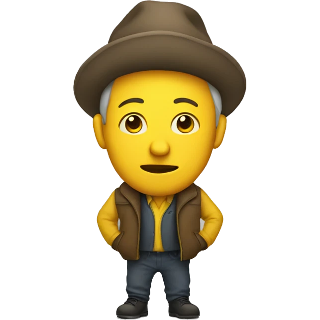 yellow man emoji