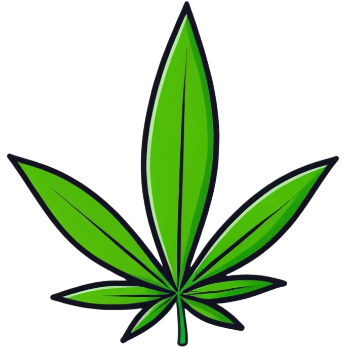 Weed and funny  emoji