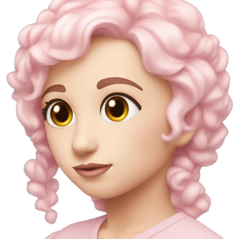 Cœur pastel rose emoji