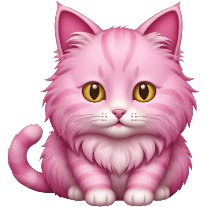 Pink cat emoji