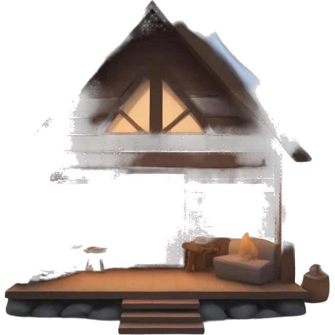 cozy cabin vibes emoji