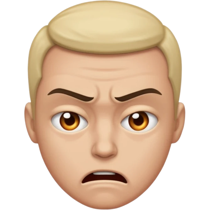  can't express expressionless ,anger just staring at  emoji