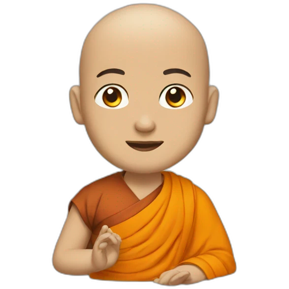 buddhist monk emoji