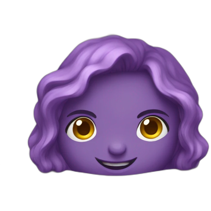 Libro de color morado emoji