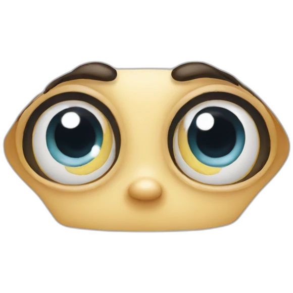 big eyes emoji