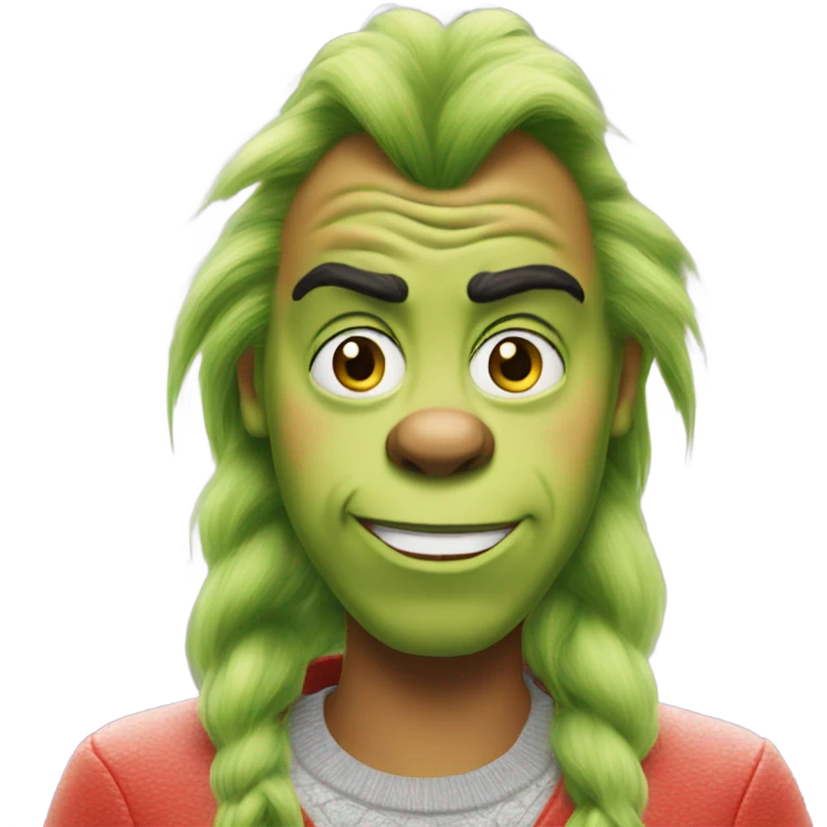 Turn me into the grinch  emoji