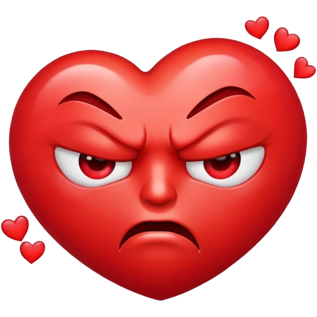 Angry kiss emoji emoji