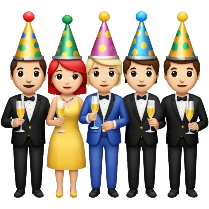 I want a set of pixel style emoji depicting a bottle of water, people having a party and a festival circuls cabinet emoji