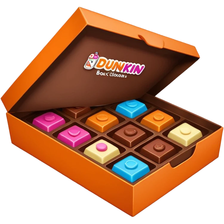 dunkin box of chocolates emoji
