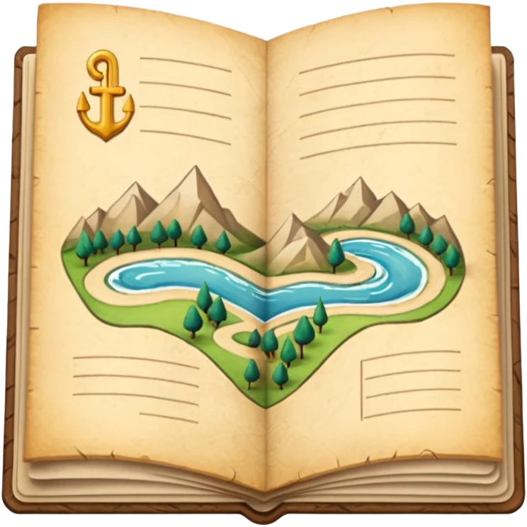 map foldable emoji