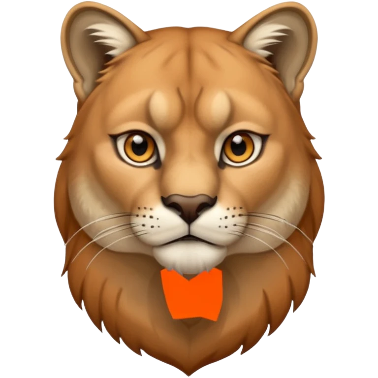 realistic mountain lion emoji