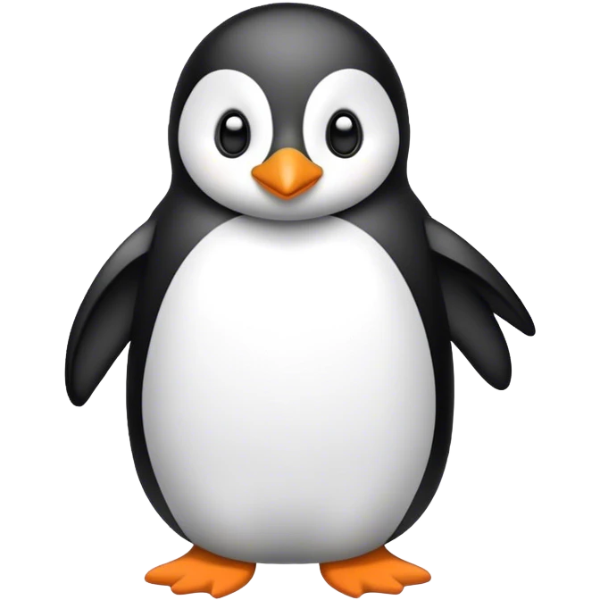 Penguin wearing socks  emoji