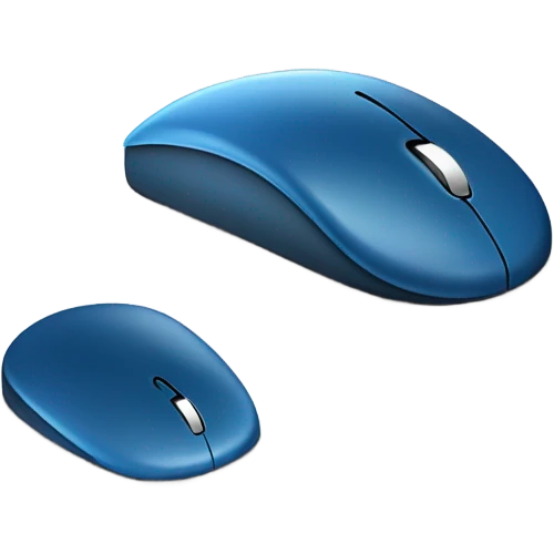 dark azure computer mouse emoji