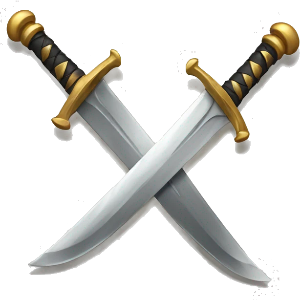 Two crossed swords emoji