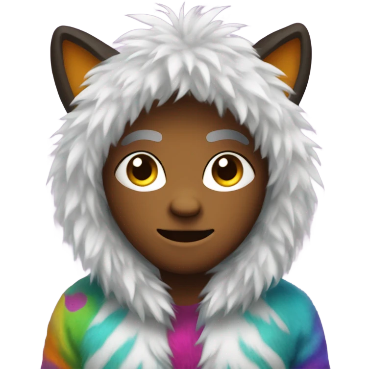Person in furry costume emoji