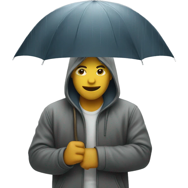 Rainy day inside  emoji