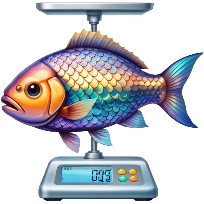 fish on the scales emoji
