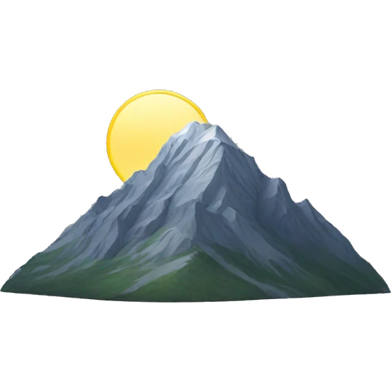 Mountain emoji