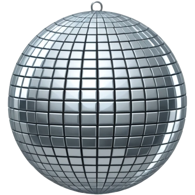 silver disco ball emoji