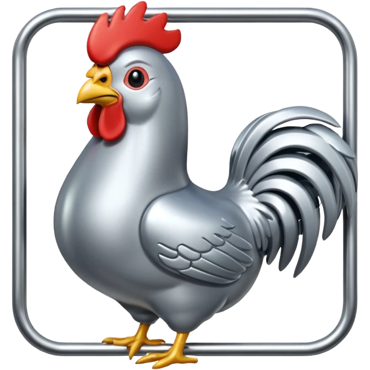 Cock caged  emoji