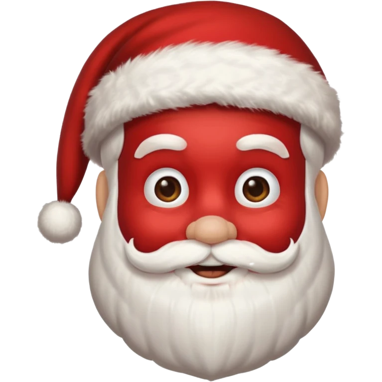 Papai noel rosto  emoji
