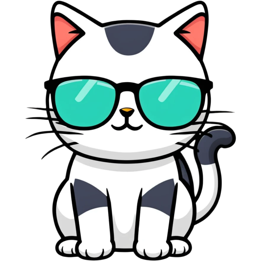 cat with glasses emoji