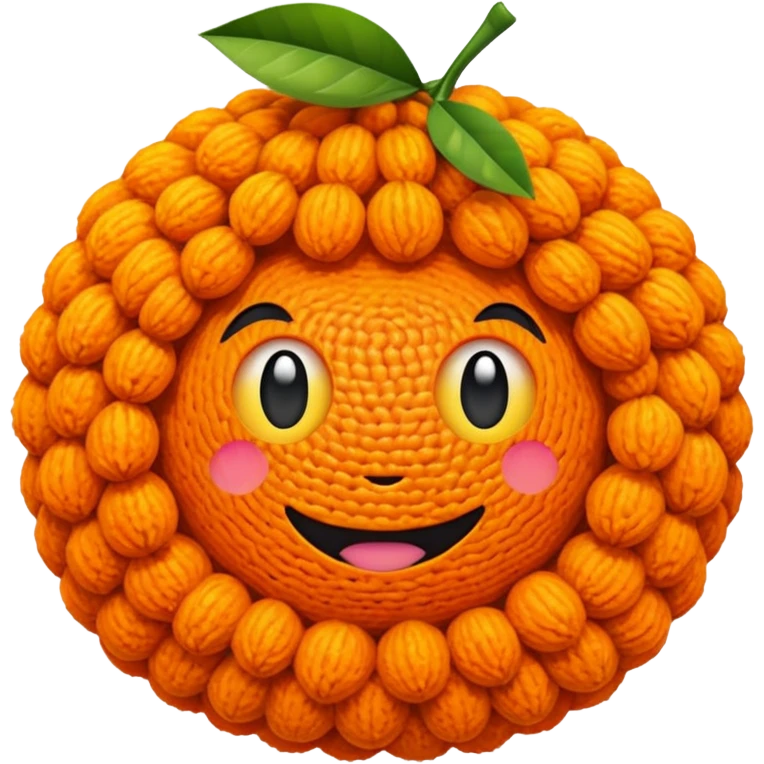 knitted fruit orange  emoji