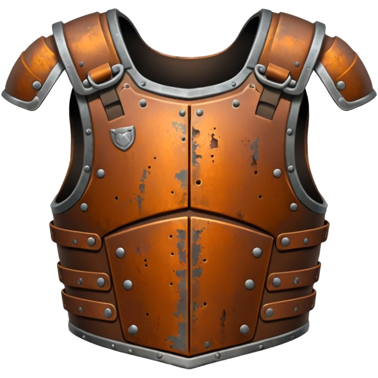 Rusted warrior body armor emoji