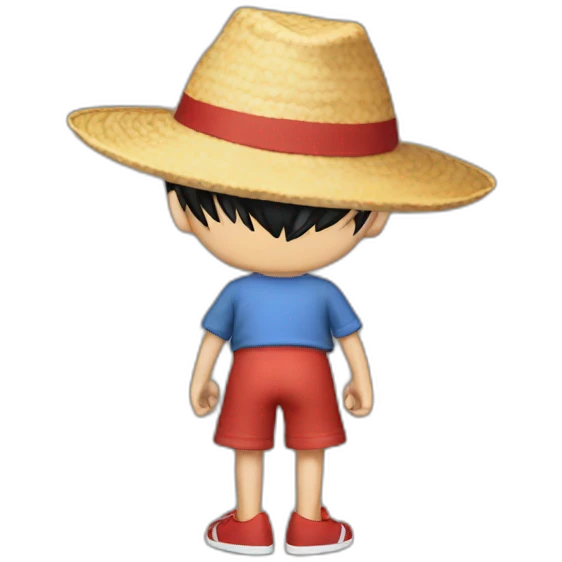 Luffy is watching YouTube  emoji