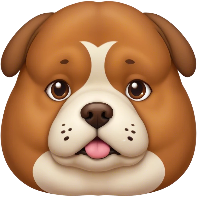 Fat dog emoji