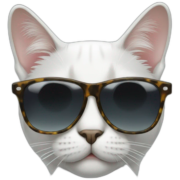 Cat with shades on emoji