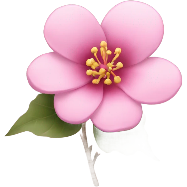 Blossom pink emoji
