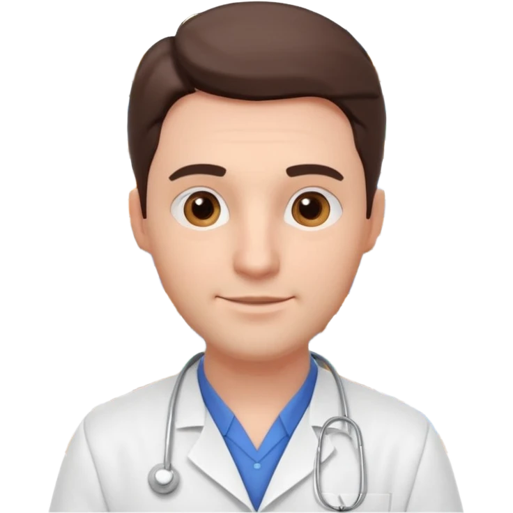 male pharmacist portrait, head and shoulders only, wearing a pharmacy apron, friendly expression, medicine shelves visible in background, retail pharmacy vibe, 3D cartoon, mobile game icon style, no text, no watermark
 emoji