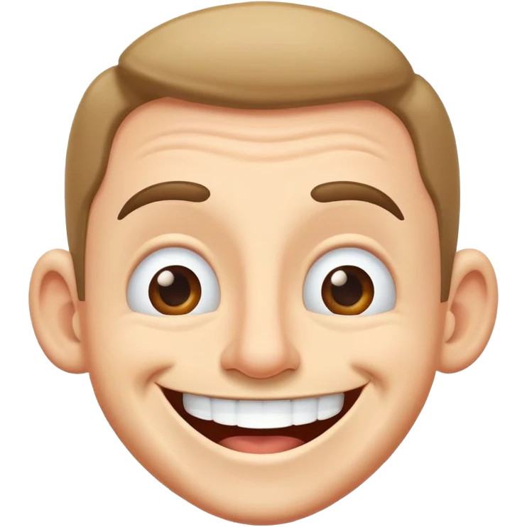 Goofy man emoji